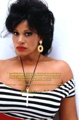 Vanessa del Rio Photo VIBE Magzine Interview Stripe Top RARE! 90’s AFT BUY w/COA