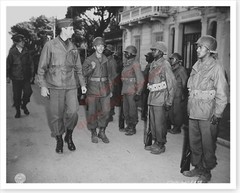 WWII African American 92nd Infantry Buffalo Soldiers Italy Silver Halide Photo