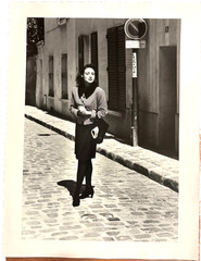 Fashionable Parisian Woman on Street Photograph-C. 1990s-Mark Bugzester