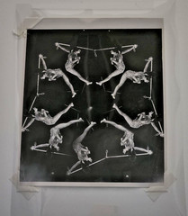 Weegee gelatin silver print ACROBAT / stamp signature / 8″ x 10″