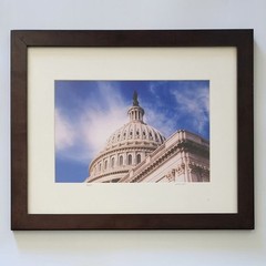 Signed U.S. Capitol Building Dome Photograph Framed 16×20 Art Print Taylor DC