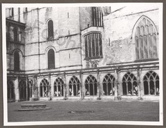 Photo England Ely Cathedral Cloister Courtyard Architecture 1959