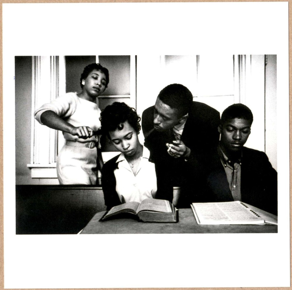 ESTATE STAMPED EVE ARNOLD PEACEFUL ACTIVIST TRAINING 1960 6x 6 MAGNUM PRINT