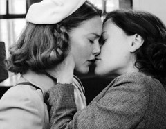 5##Photo negative film – Kissing women – Lesbian couple – Love – Kiss