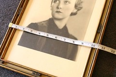 Fine Art Model Sexy Girl Framed Antique Old Frame Nice Portrait Stark Gift YT
