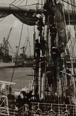 Original Vintage USSR Photo, Sailboat “Tovarishch”, Ukrainian vintage photo