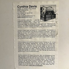 Cynthia Davis “Freshe Java” Signed Hand-Altered Polaroid Photo 48/250 Framed