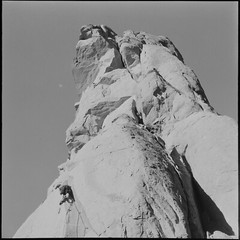 Baryte Photo Print Mountain Climbing Algeria 1960 Format 40x40cm
