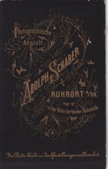Adolph Schaber CDV – Children’s Group – Ruhrort around 1890