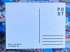 Postcard Las Vegas Travel Set of 2
