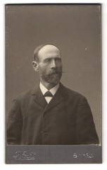 Photograph Hall, Borås, Portrait of a Man with Beard CDV / Cabinet Photo