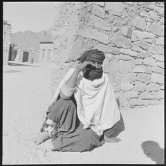 Photo On BARYTE Paper Algeria 1960 Size 40x40cm