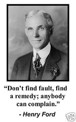 Henry Ford ” don’t find fault” Quote 11 x 17 Poster Photo #mf1
