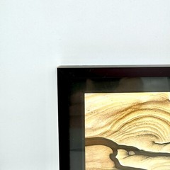 Art Photograph Stone Landscape Matte Frame 12 1/4″ x 9 1/4″ Lapidary Stonescape