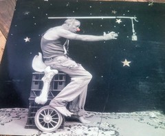 Ray Cook Clown ( RARE). Photo Vintage Black & White Surreal Circus Art Print