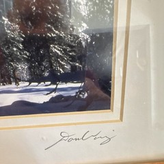 Signed Framed Color Photograph Print “El Capitan Winter” Yosemite Landscape