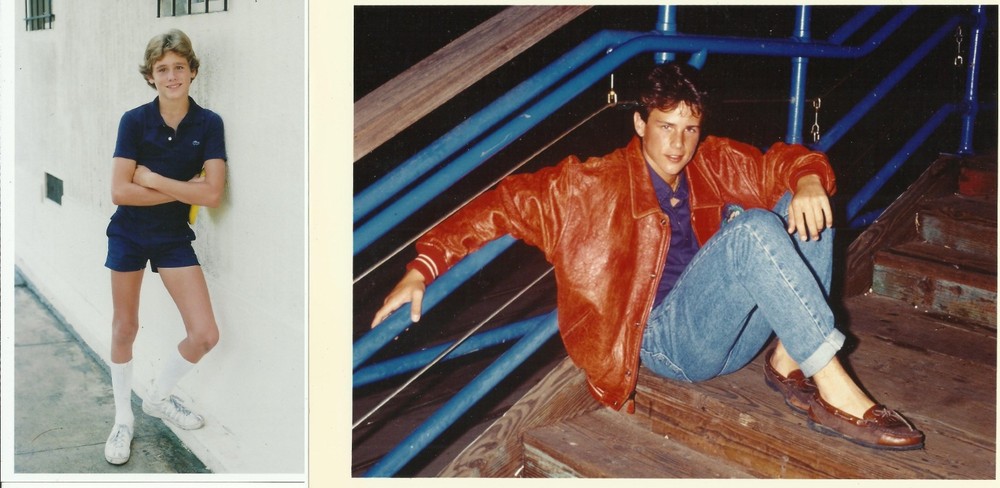 Original Vintage 1980s unknown TEEN actor models 8×10 and 5×7 EXCELLENT