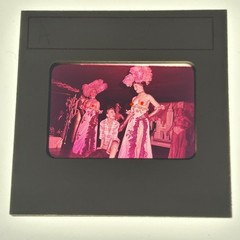 Vtg 1960s 35mm Slide Burlesque Paris Cabaret Striptease Showgirls A