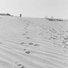 Photo On Baryte Paper DESERT Algeria 1960 Size 40x40cm
