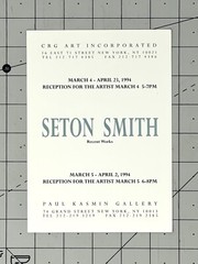 Seton Smith (b. 1955) Art Announcement Card 1994