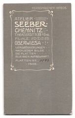 Photography Seeber, Chemnitz, Theaterstr. 22, Portrait Young Man with Brushha