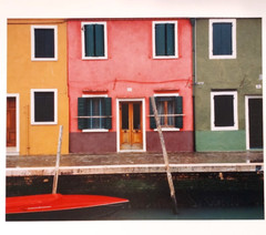 Dry Matted Photo of Burano Venice Italy Signed & Numbered 20″ x 18″