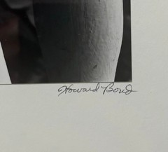 Original 1975 HOWARD BOND ‘Porch Railing’ ABSTRACT Modernist SIGNED Photograph