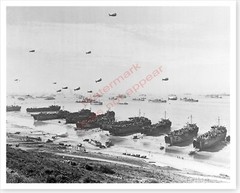 WWII D-Day Normandy Invasion Omaha Beach Invasion Supplies Silver Halide Photo