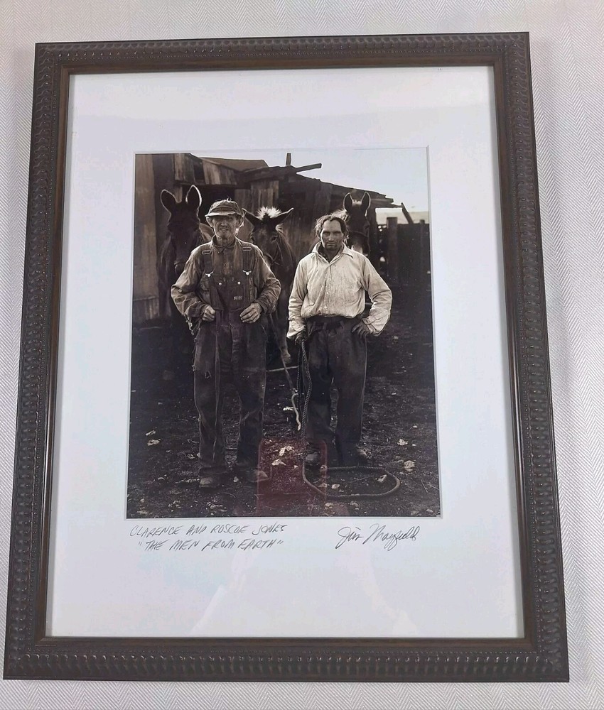 Jim Mayfield Photo, Signed Matted Framed, Clarence & Roscoe Jones, Album Cover