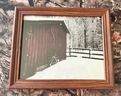 Original photograph, ‘Rustic Winter’ by Serene Scenes in Maine, 8×10