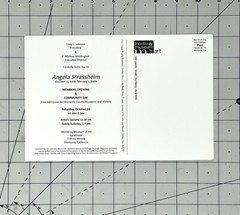 Angela Strassheim (b. 1969) Art Announcement Card 2009