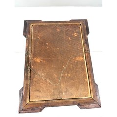 Haunted Antique Sepia Portrait Woman Ornate Wood Frame Gothic Wall Art 1800s Pic