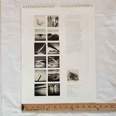 Michael Kenna Calendar Photography 2009 Nazraeli Press Cover SIGNED 17¾” X 13½”