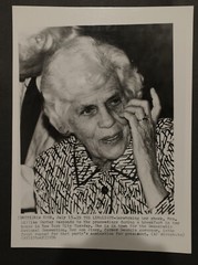 Mrs Lillian Carter in NYC Photograph 7×9, b/w 1976
