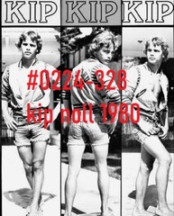 VINTAGE MALE PORTRAIT #0224-328 -kip noll 1980 -free shipping usa