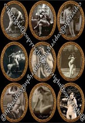 antique tarot card cards deck rare erotic art vintage brothel cartomancy oracle