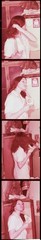 LOT 4x, pretty woman w hairdryer, vintage fine art slide, dia! 1970’