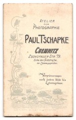 Photograph R. Tschapke, Chemnitz, young Saxon soldier in uniform with bayo