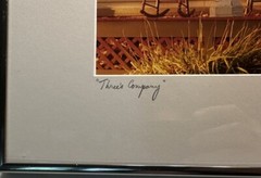 John David Geery “Three’s Company ” Sighed Photograph 9.75 X 7.5” Vermont