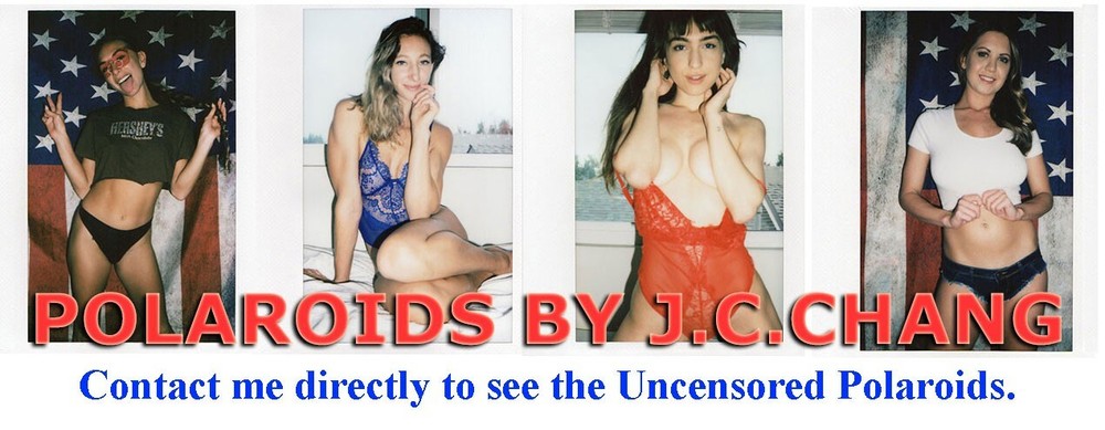 Signed Original Polaroid Instax Wide Film of Beautiful Akira #3 by J.C. Chang