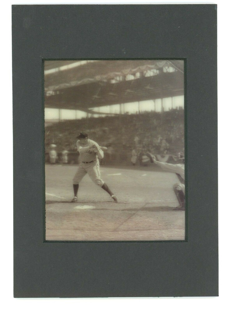 Babe Ruth Baseball 1932 Yankees 3-d Photo Reprint Stereographic Arts 5×7 USA