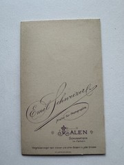 orig. CDV photo photography photograph woman lady fashion around 1890 Aalen