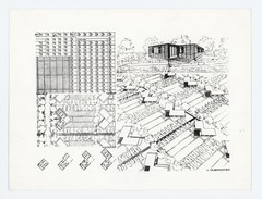 Ludwig Hilberseimer Bauhaus Dessau architectural design 1930/31 photograph print