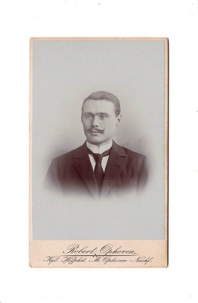CDV photo male portrait/man-Düren 1890s