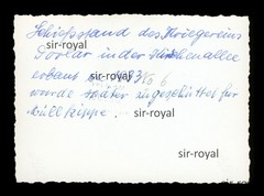 Dorlar near Lahnau around 1949-shooting range in Kirchenallee-photo 10x7cm