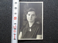 HERITAGE private photo from collection beautiful girl young woman eye-catcher portrait slim