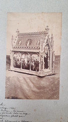 Rare Photo Board Late 19th – Early 20th Century Belgium Monuments City Of Bruges