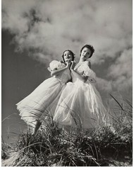 Philippe Halsman Original 1947 Gelatin Silver Photo Ballerinas on the Beach