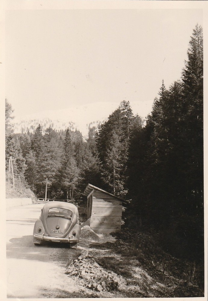 Vintage Photo VW Beetle Car Classic Car