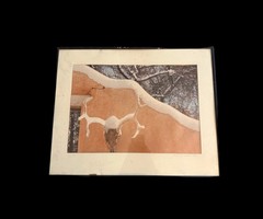 David Dohono Winter In My Patio 1989 Signed Photography Framed Listed Artist